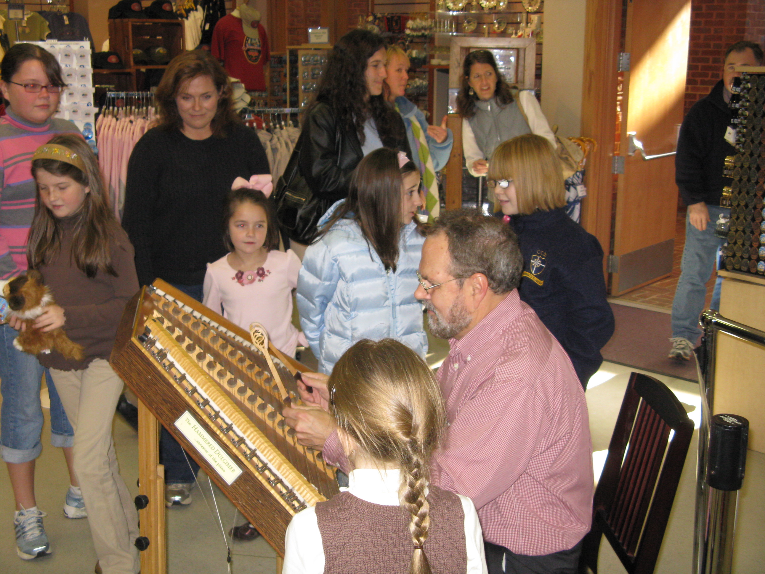 Live hammered dulcimer and CD signing at Jamestown Settlement