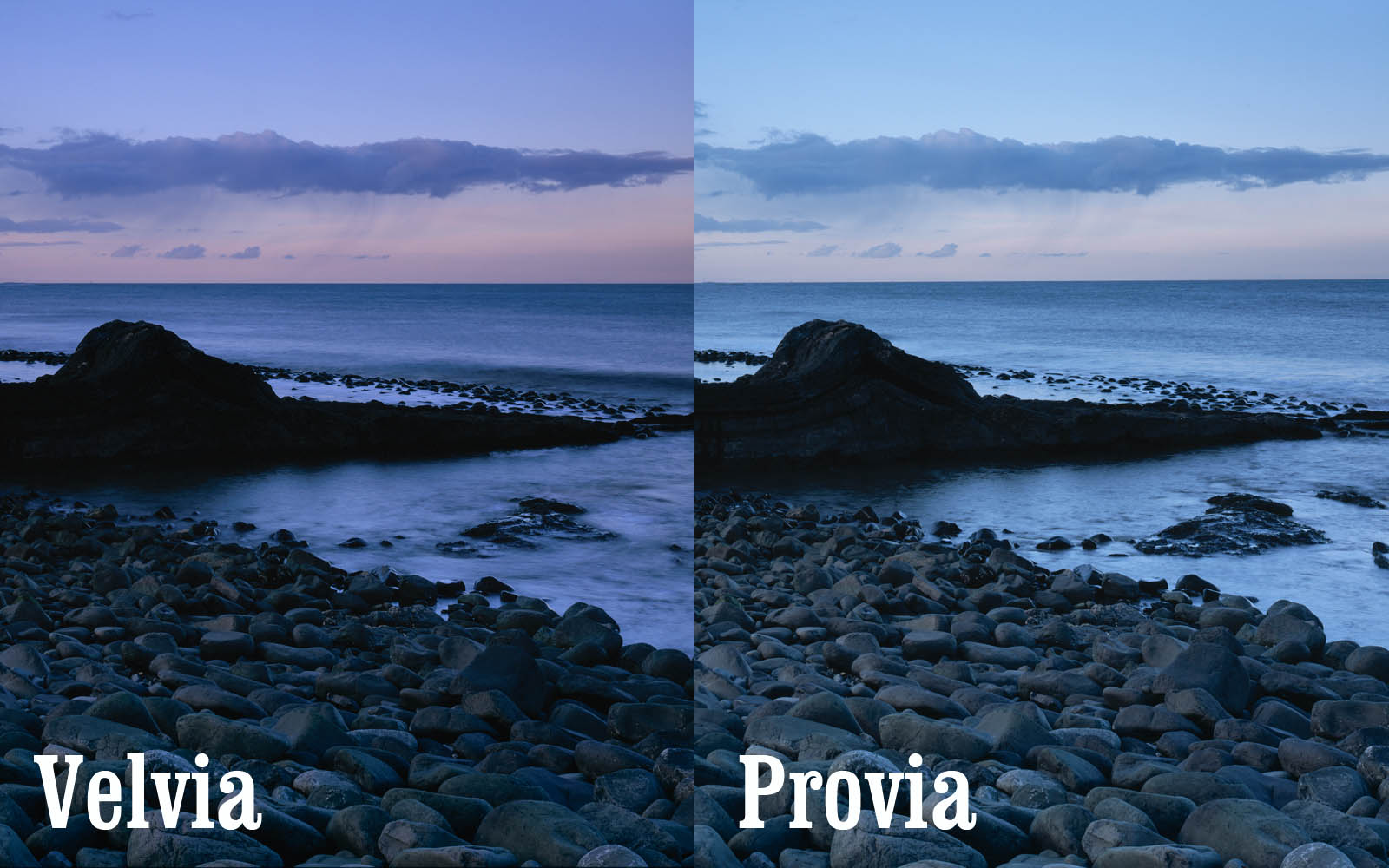 Fuji Velvia, Provia, Astia, and Pro160 Still Developing