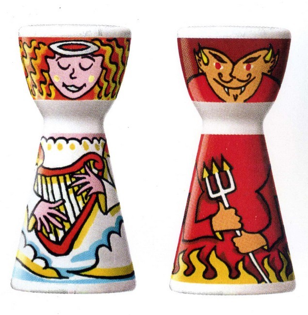 Tim Davies "Angel and Devil" Salt and Pepper