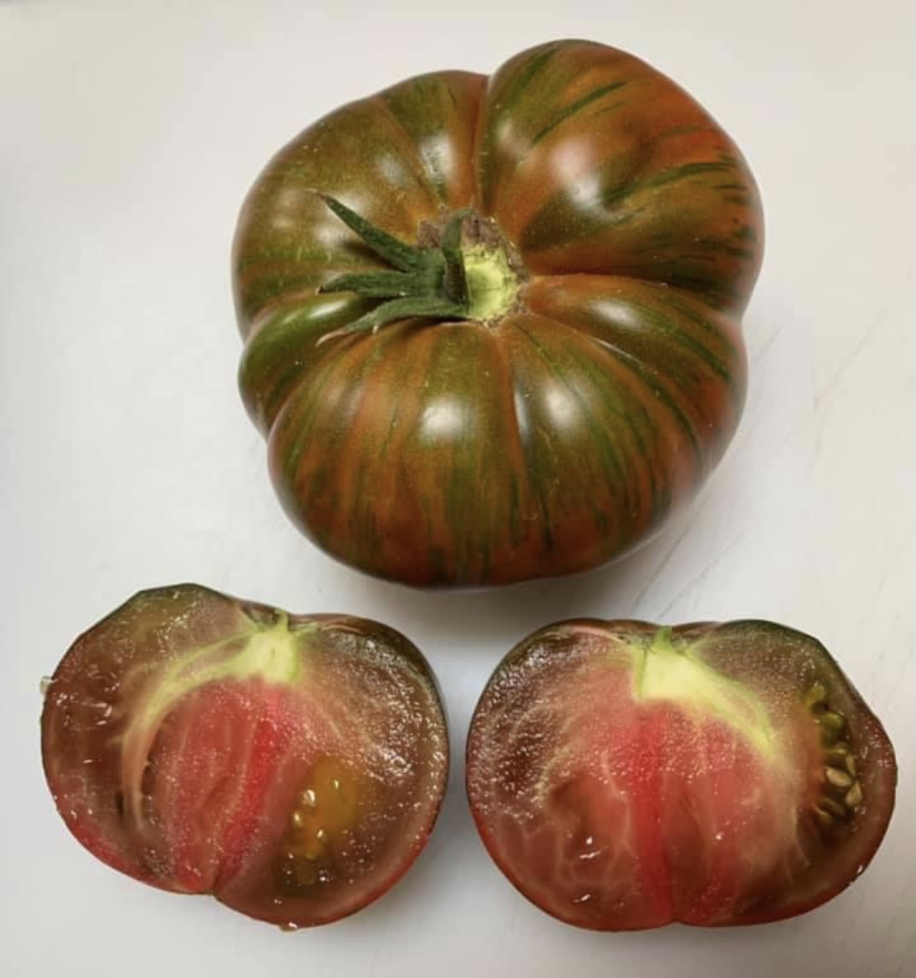 Chocolate Stripes Tomato Seeds Tim's Tomatoes