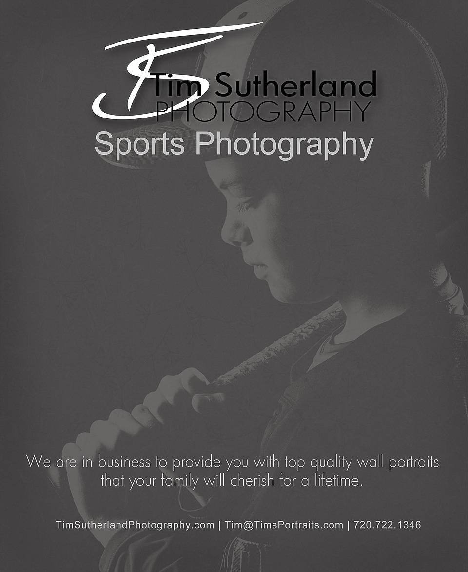 Sports Portraits Pricing Menu