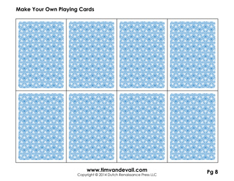 Blank Playing Card Template | Make Your Own Playing Cards PDF
