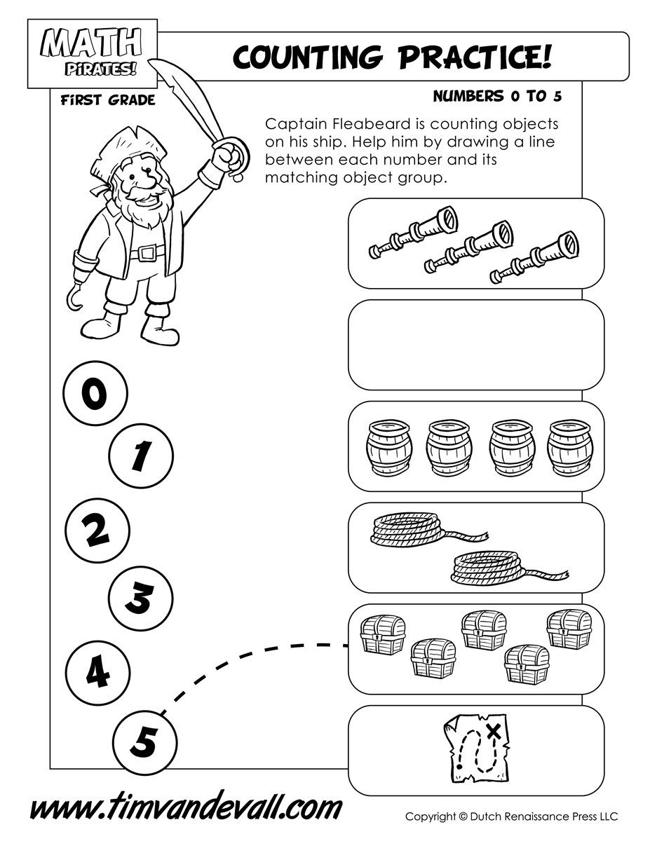 Counting-Worksheet-1-A-Printable - Tim's Printables