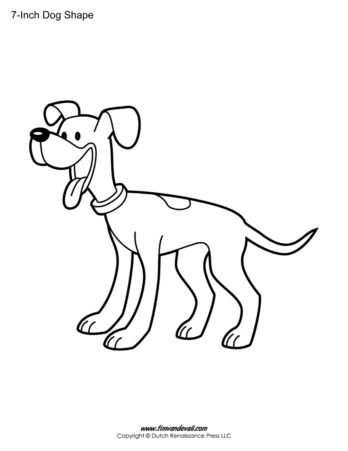 Dog Templates / Dog Shape Printables - Tim's Printables