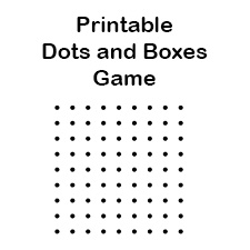 Free Printable Dots and Boxes Game Boards | Play the Dot Game