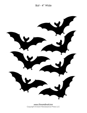 Bat Silhouette Printable - Tim's Printables