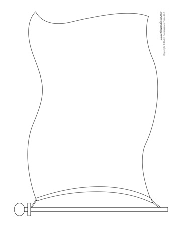 Printable Blank Flags To Color