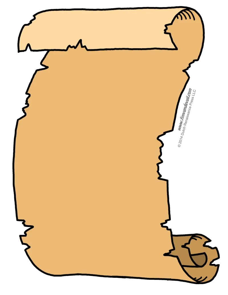 printable-scroll-template - Tim's Printables