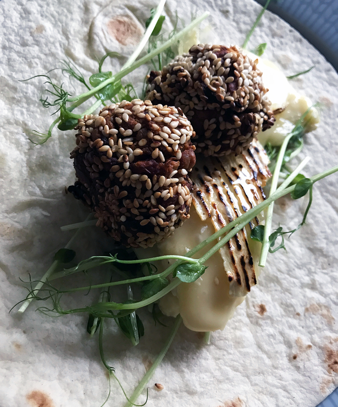 Grön Taco Med Sötpotatisfalafel | Tina Nordström | Recept
