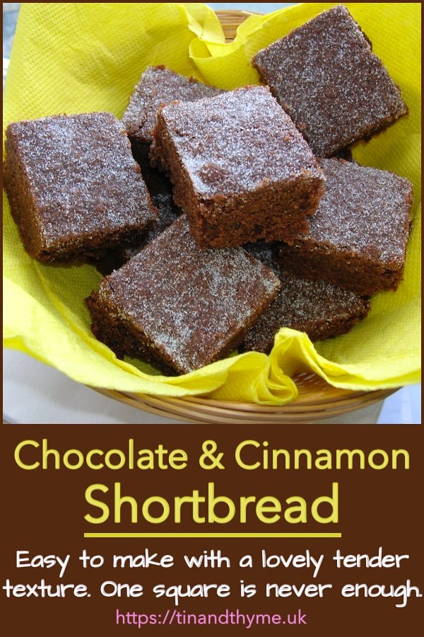 Chocolate and Cinnamon Shortbread Tin and Thyme