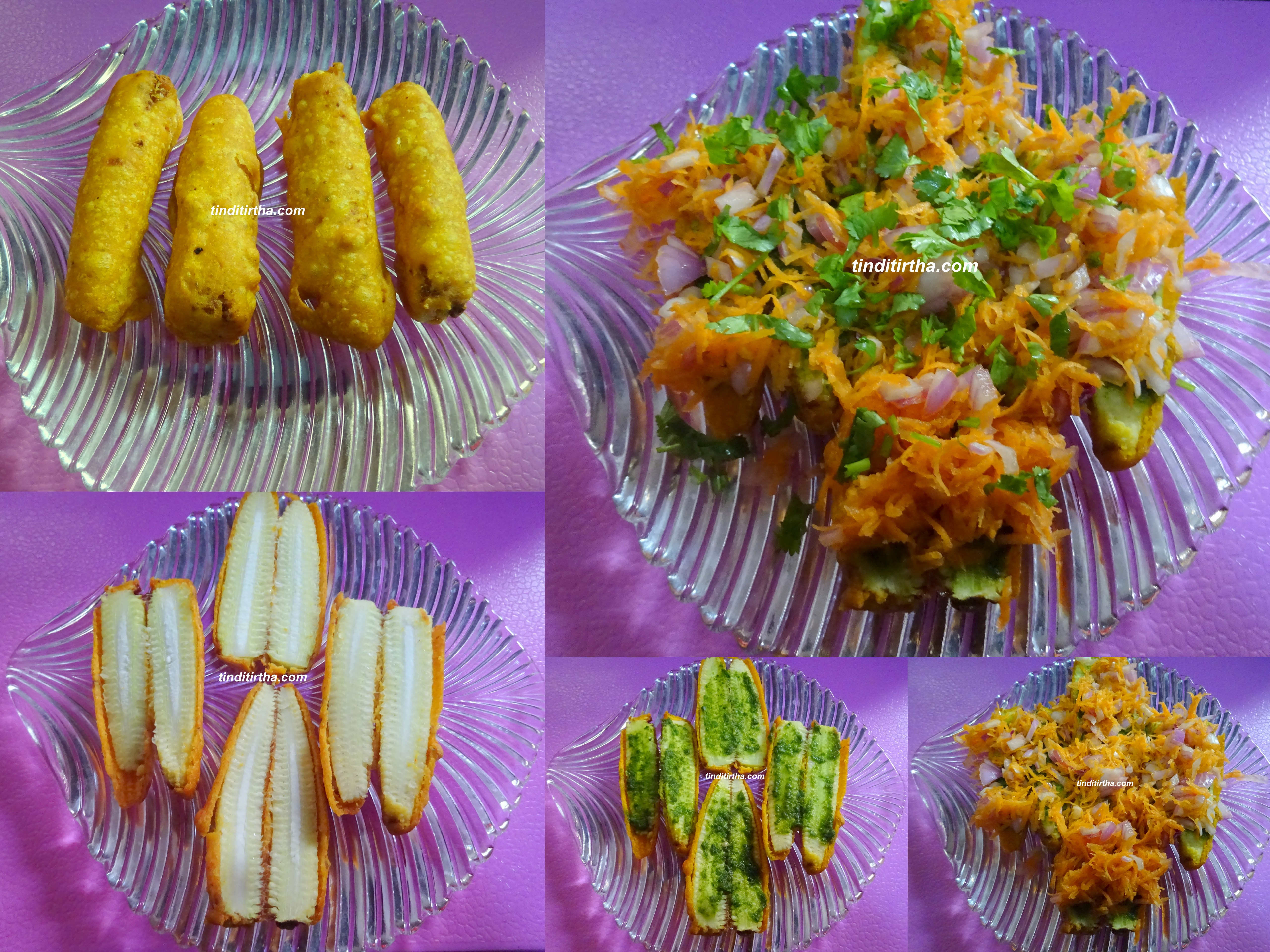 BABY CORN BAJJI CHAT tinditirtha