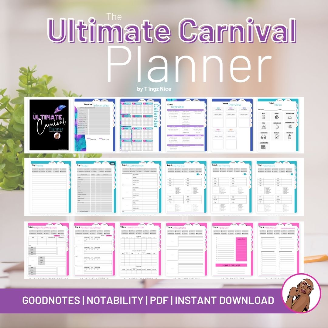The Ultimate Carnival Planner TingzNice