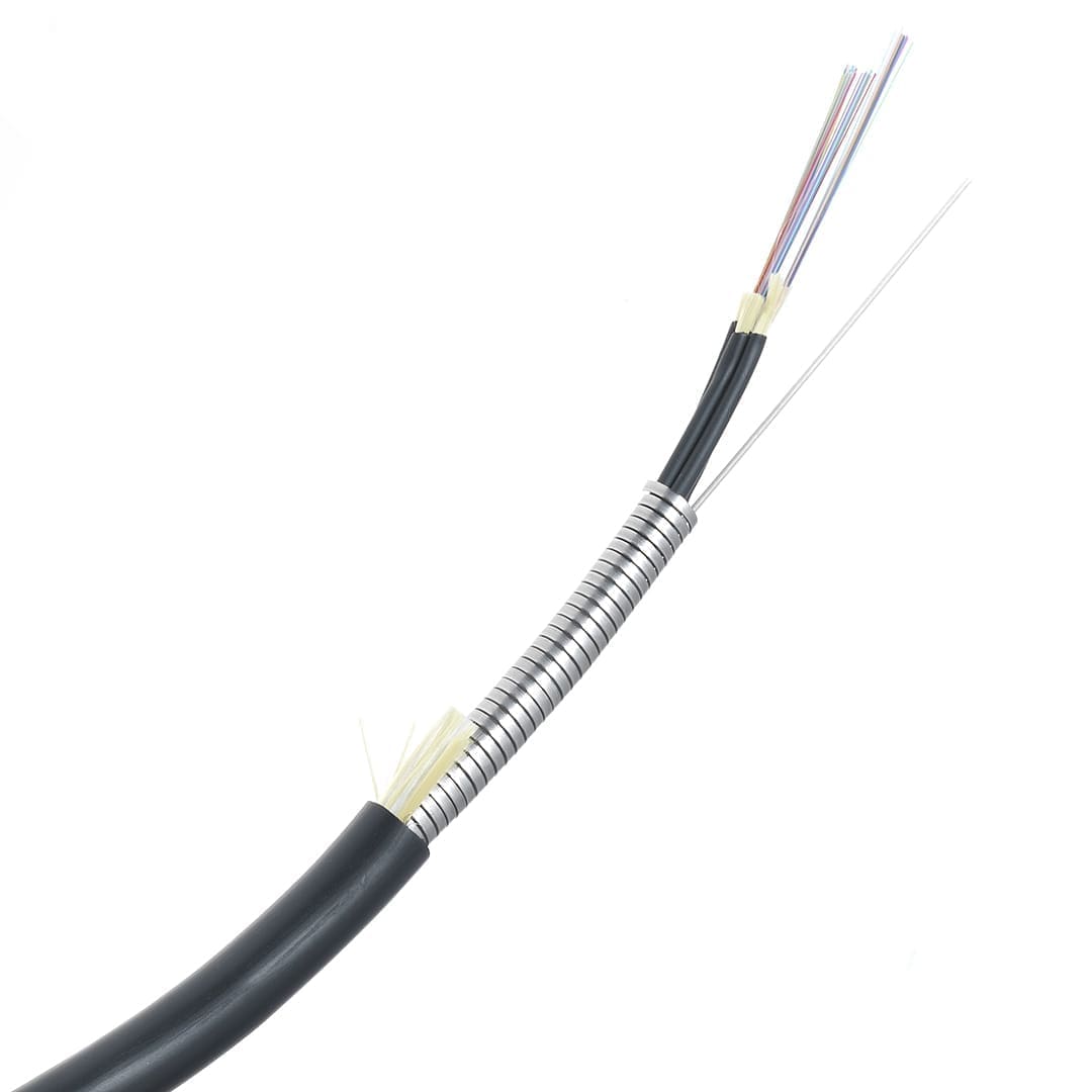 48 Fiber OS2 250um Plenum Indoor/Outdoor Armored Fiber Optic Cable