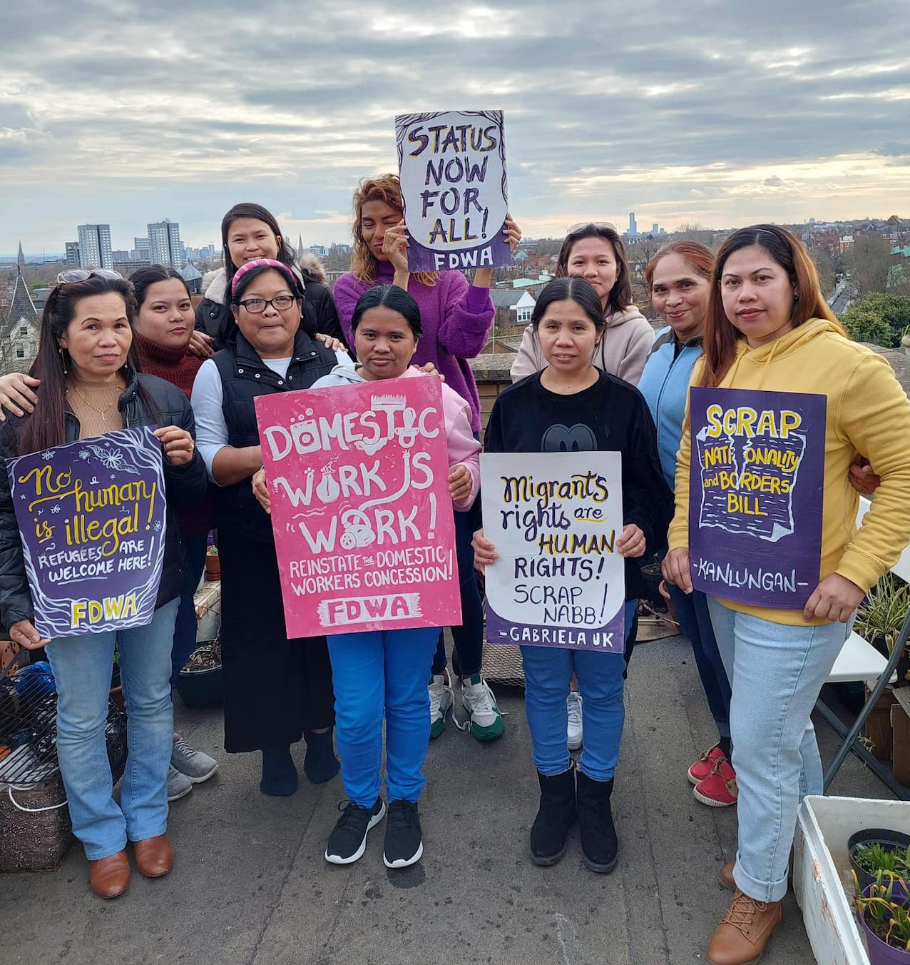 Filipino domestic workers Who is supporting you? Tinig UK