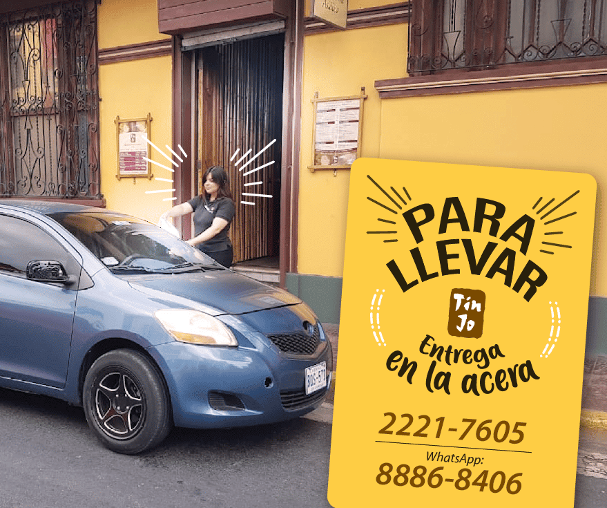 PARA LLEVAR Tin Jo Entrega EN ACERA. Restaurante Tin Jo