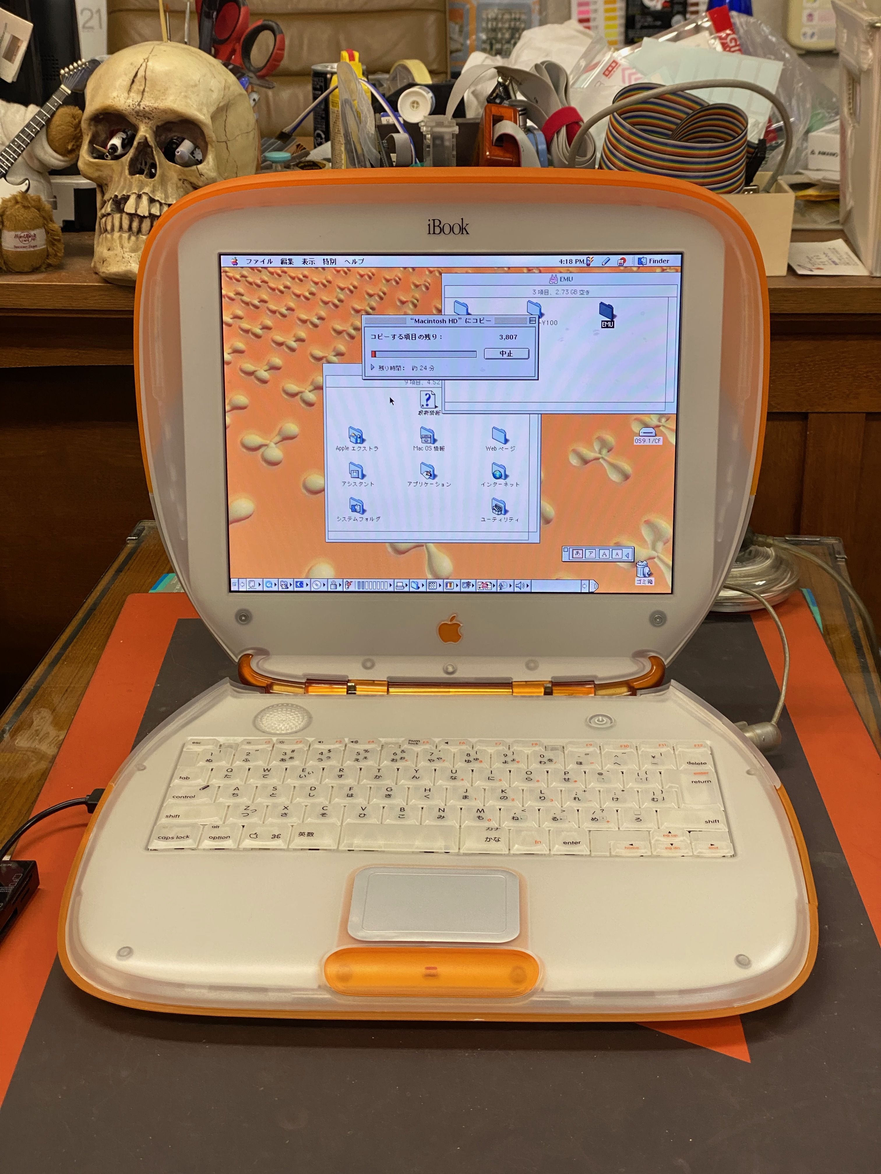 iBook Clamshell Vinegar syndrome LCD repair TinkerDifferent