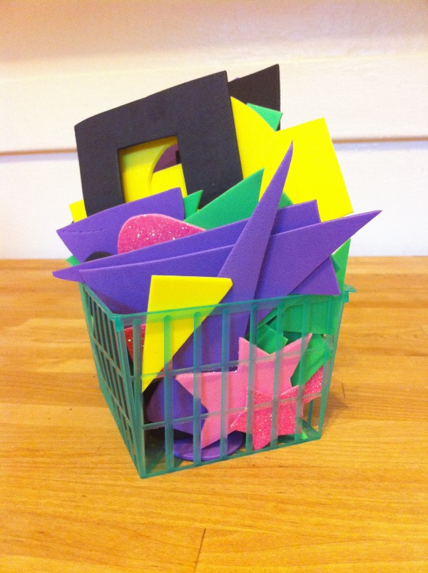 Craft Foam in the Tub TinkerLab