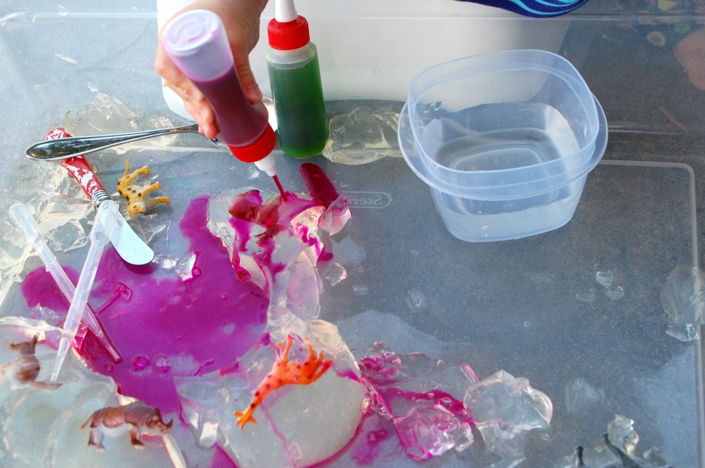 Try jello sensory play for a fun and engaging sensory experience for