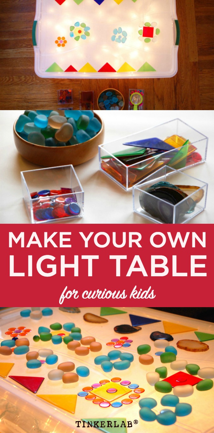 Homemade {Easy, Lowcost} Light Table TinkerLab