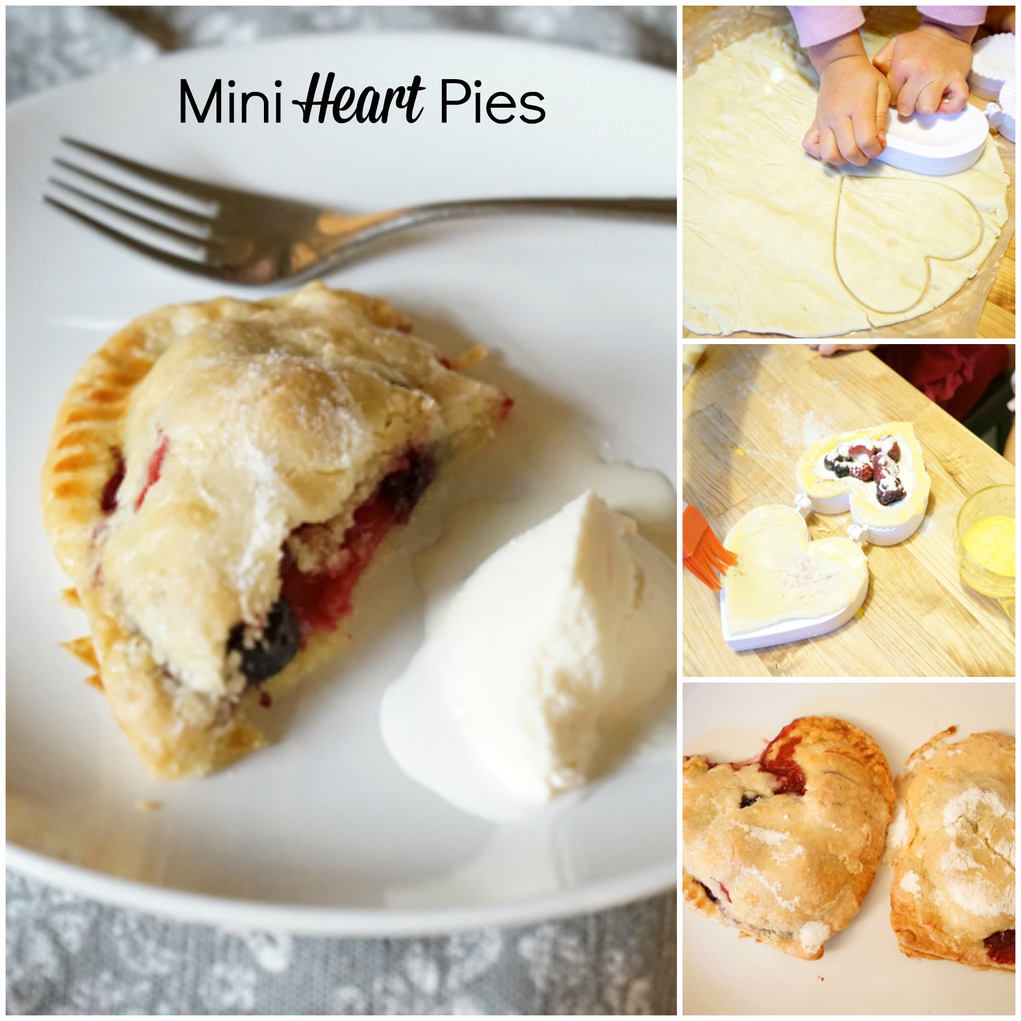 Mini Heart Pies A simple and sweet Valentine's Day Treat