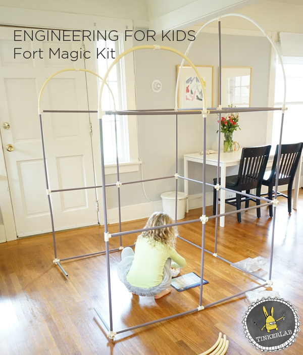 Engineering for Kids Fort Building Kit TinkerLab