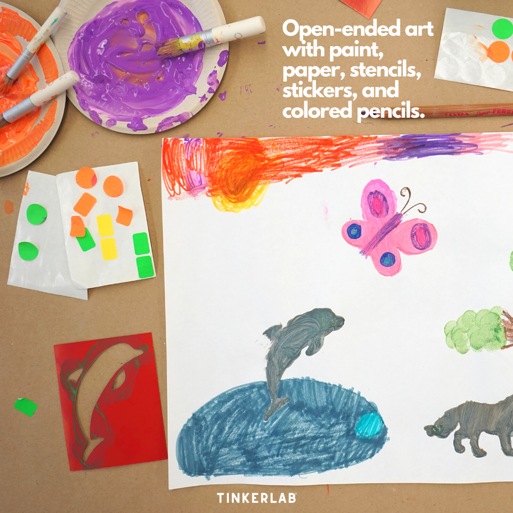 Openended Art Activities for Preschoolers Howto & Benefits! TinkerLab