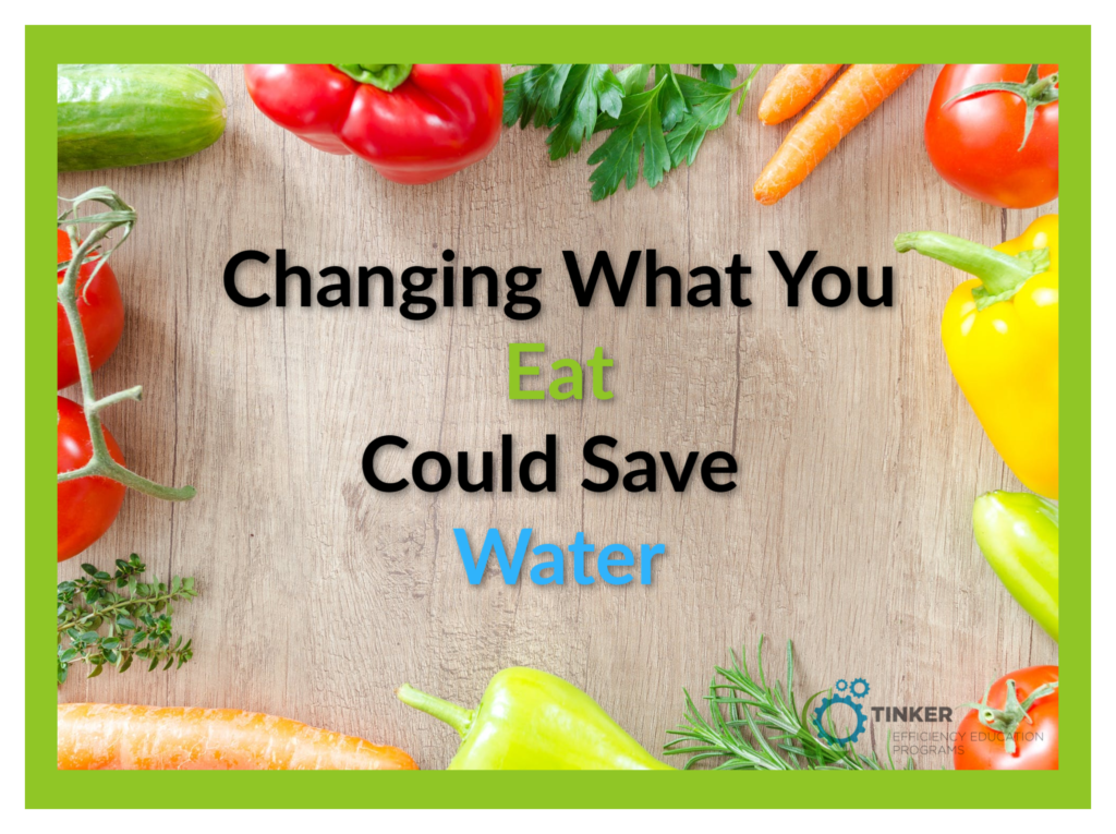 Changing What You Eat Could Save Water Tinker