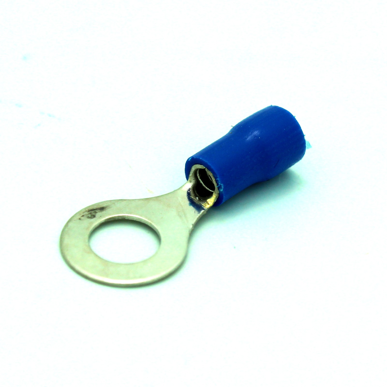 0.32 Ring Insulated Wire Connector Electrical Crimp Terminal Blue