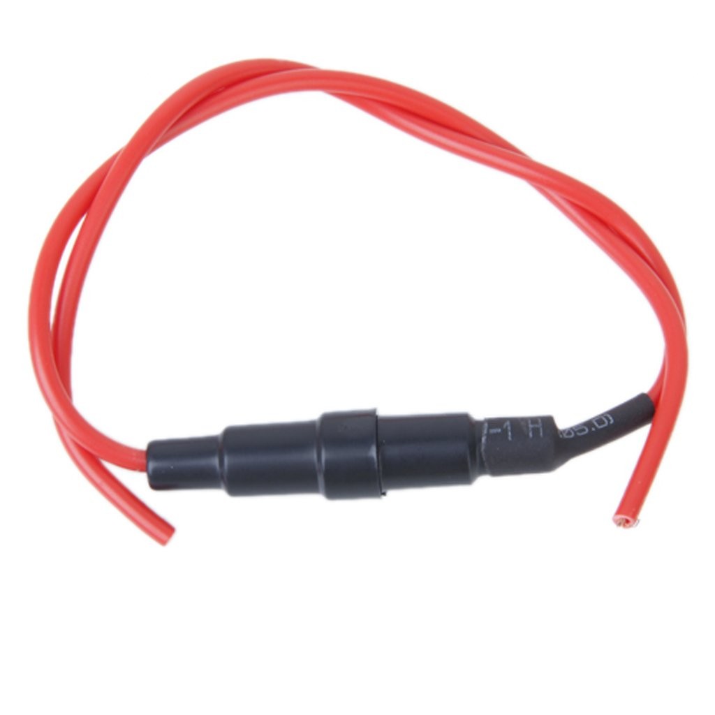5.99 Inline Fuse Holder with Wires Tinkersphere