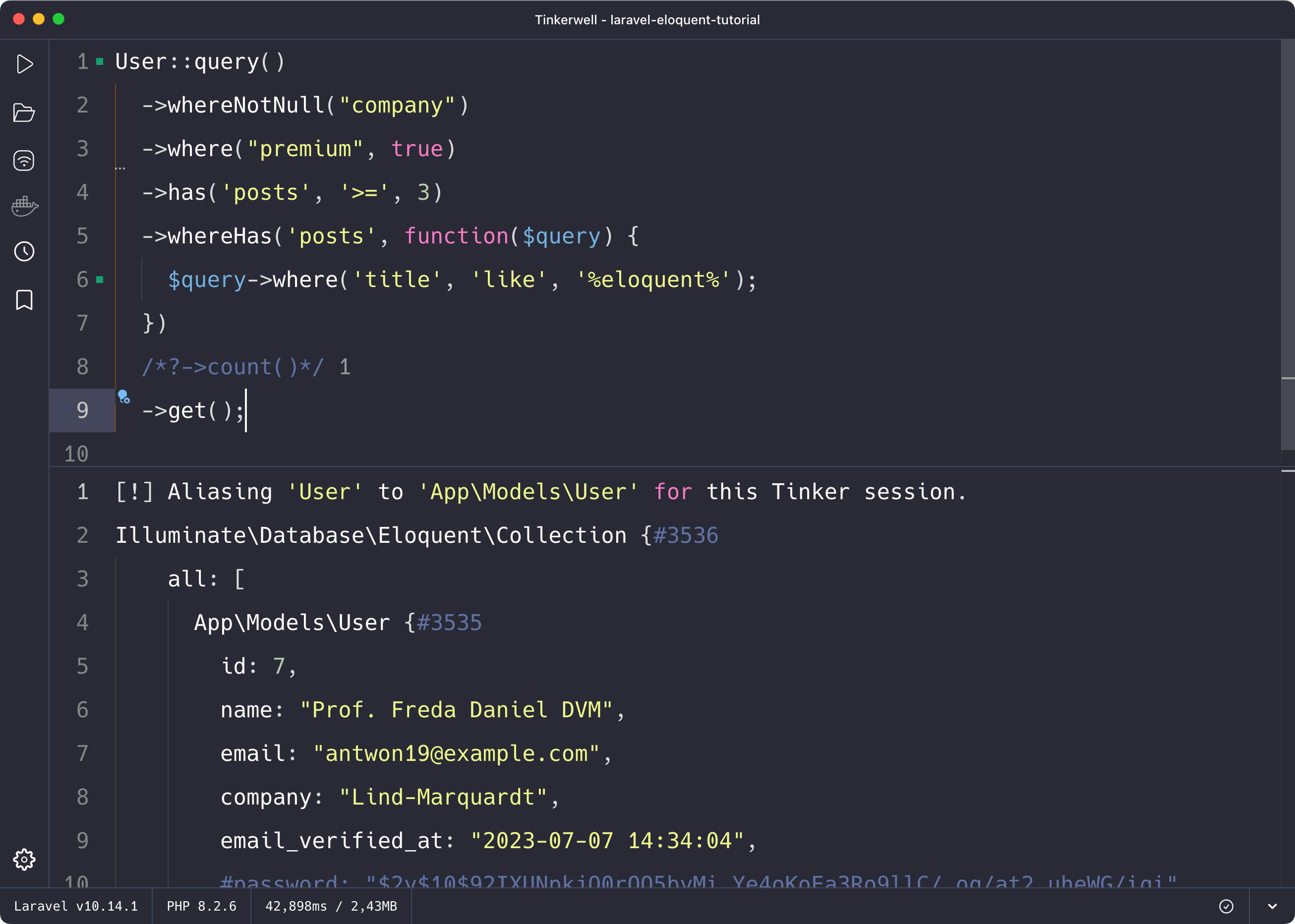 Laravel 7 Eloquent Join Example Tutorial