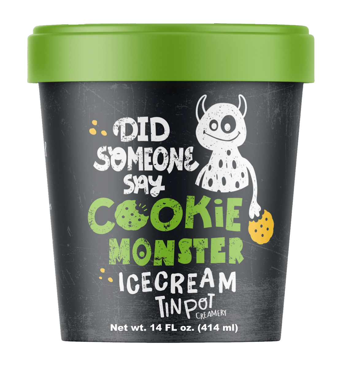 Cookie Monster Ice Cream Tin Pot Creamery