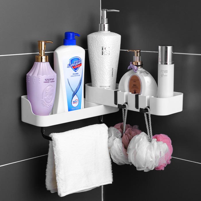 Rotatable Bathroom Shelf Storage Rack Tinsico
