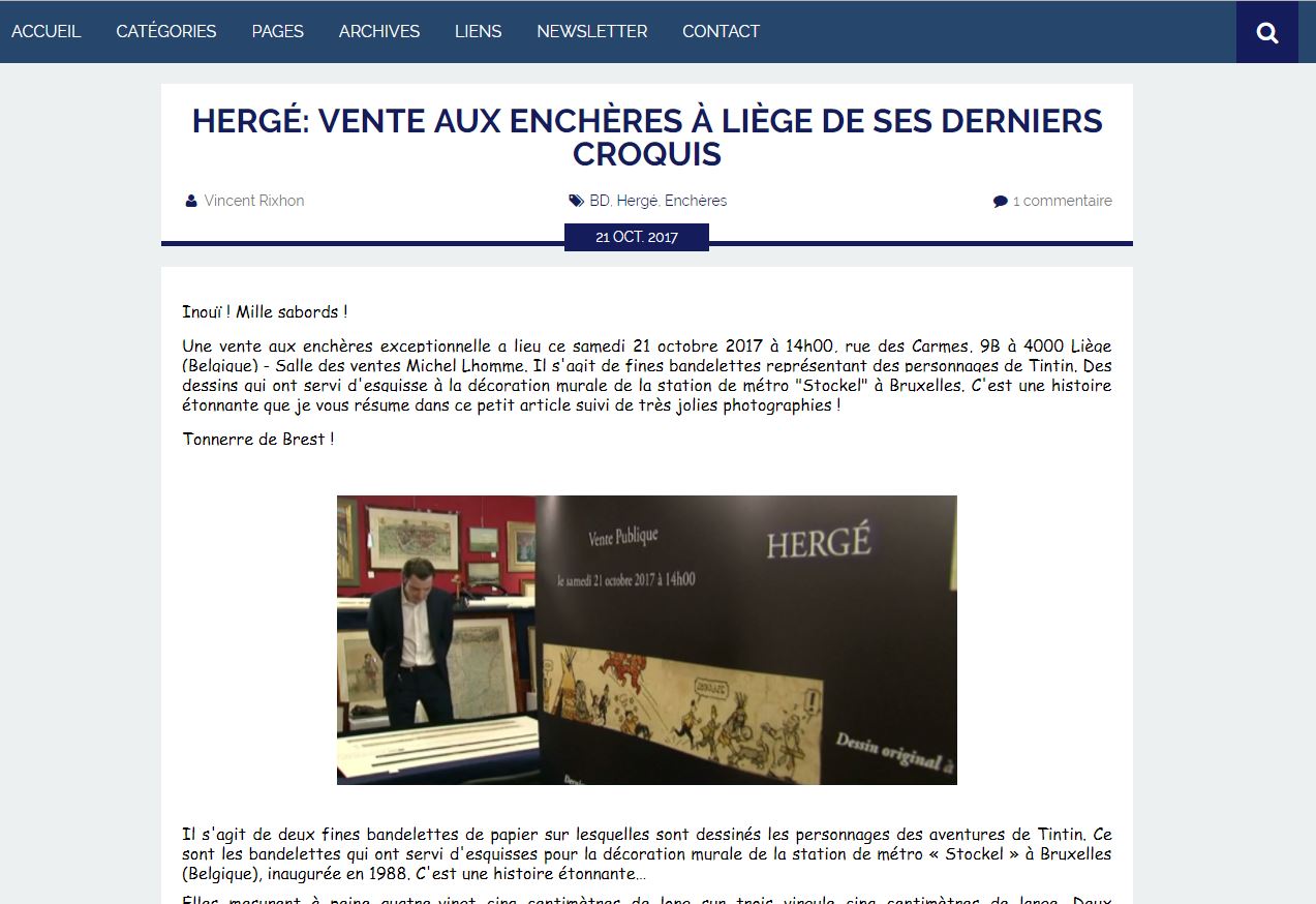 LE BLOG DE VINCENT RIXHON