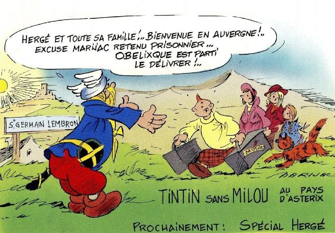 LE SAVIEZ-VOUS ? HERGÉ RÉFUGIÉ EN AUVERGNE AU PRINTEMPS 1940...