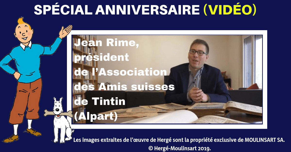 SPÉCIAL ANNIVERSAIRE DE TINTIN : JEAN RIME