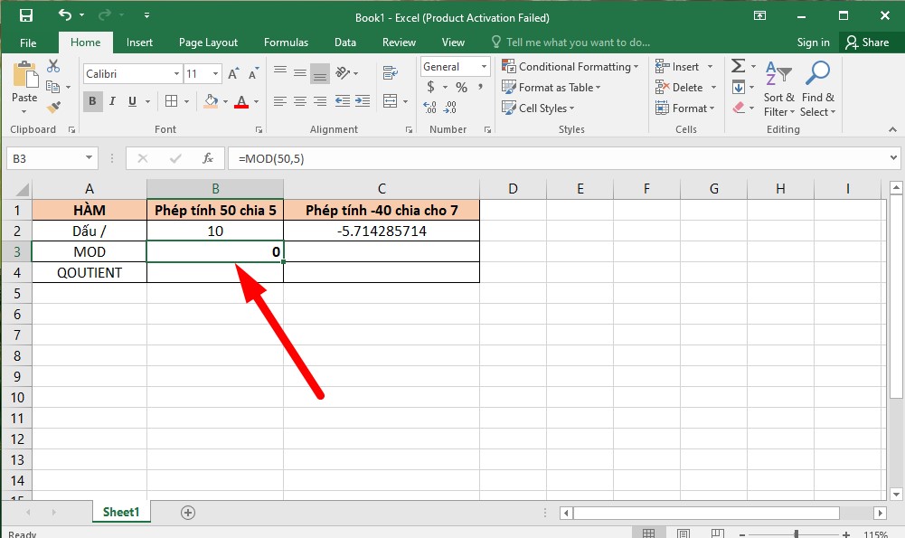 Hàm chia trong Excel là gì? Cách dùng hàm chia trong Excel chi tiết