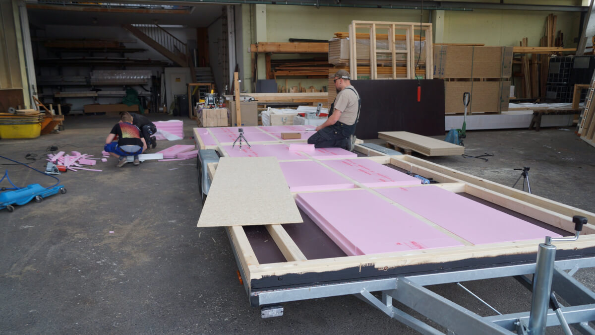 Tiny House Bodenaufbau Tiny House Seven