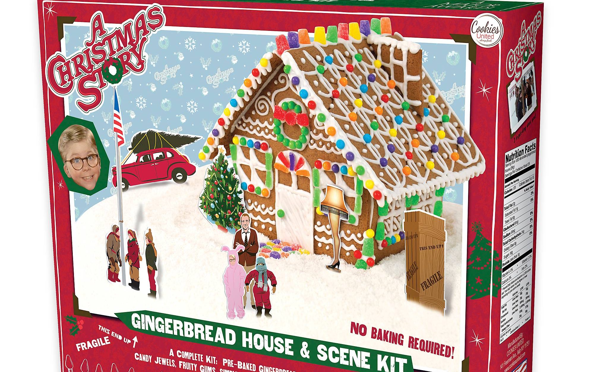The New "A Christmas Story" Gingerbread House Kit Has it All, Including