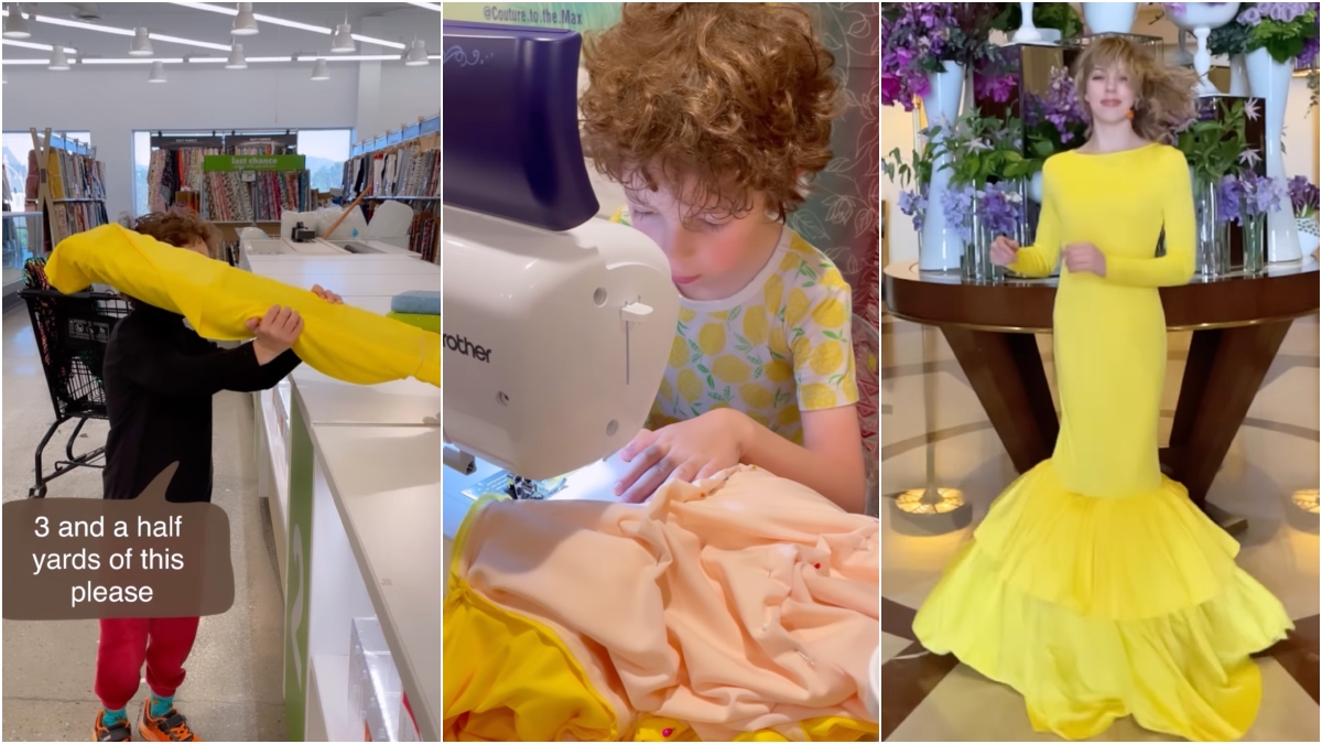 7YearOld Goes Viral for Insane Dressmaking Skills