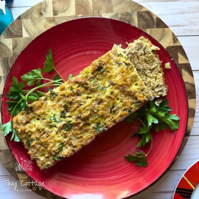 Easy economical low carb tuna loaf recipe Tiny Cottage Kitchen
