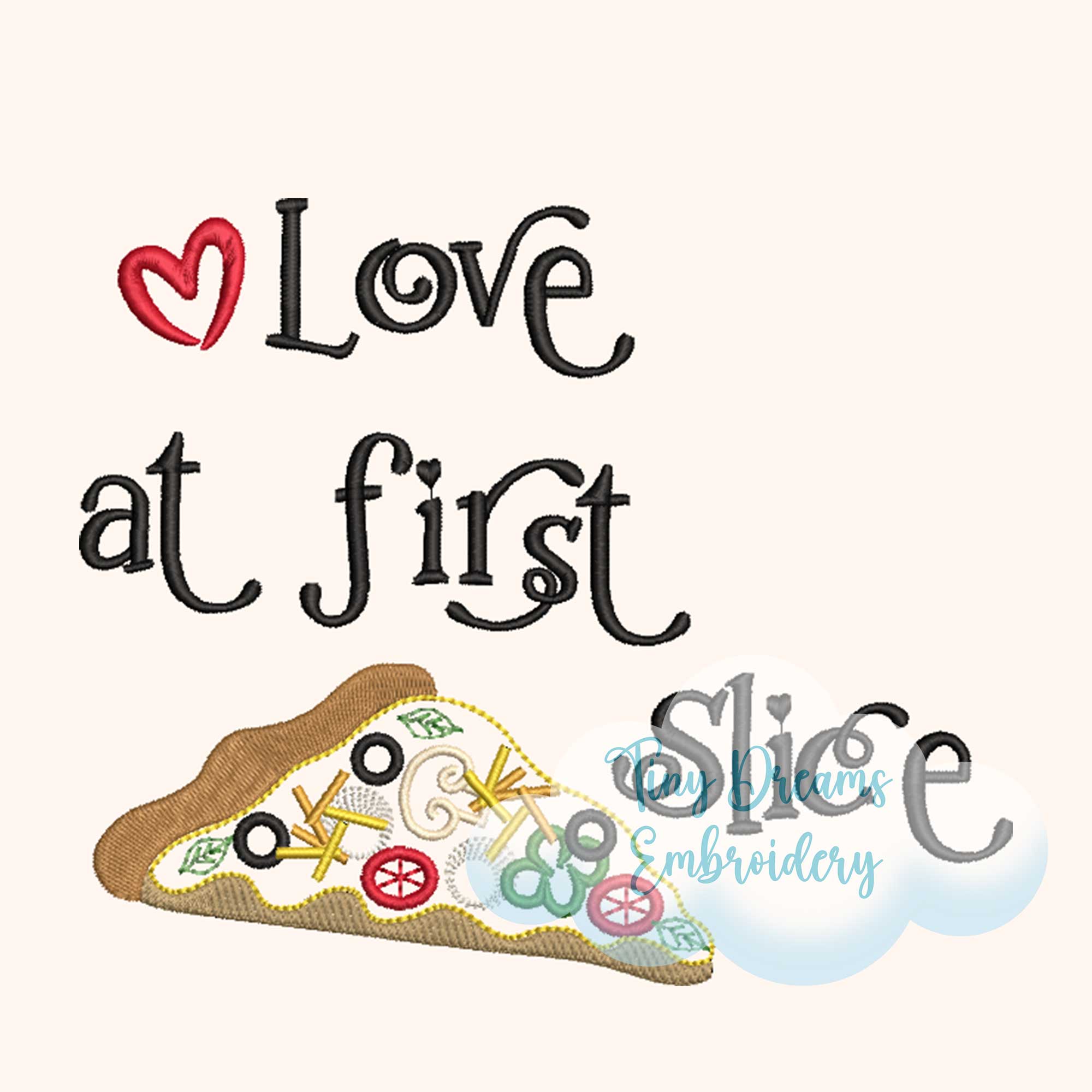 The beach is my happy place embroidery design Tiny Dreams Embroidery