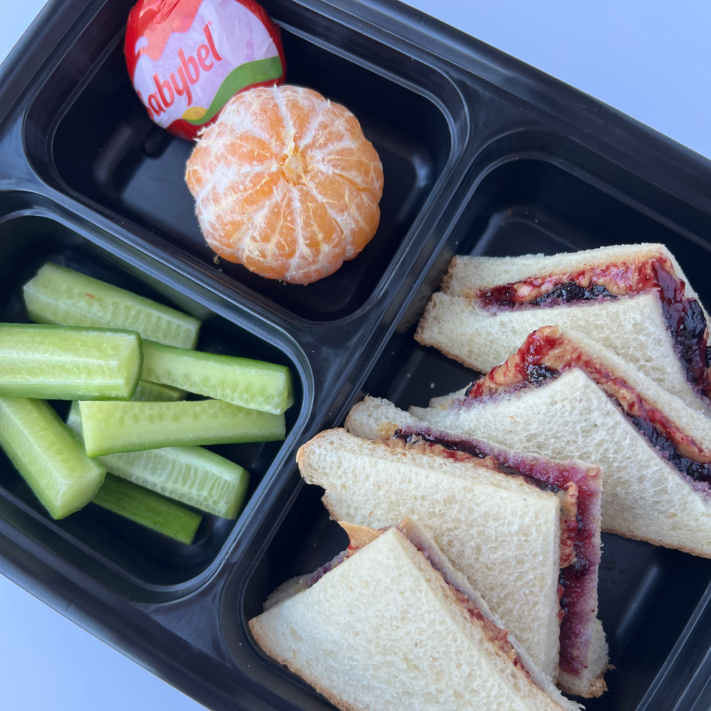 Peanut Butter and Jelly Waffle "Sandwich" Tiny Farmer's Table