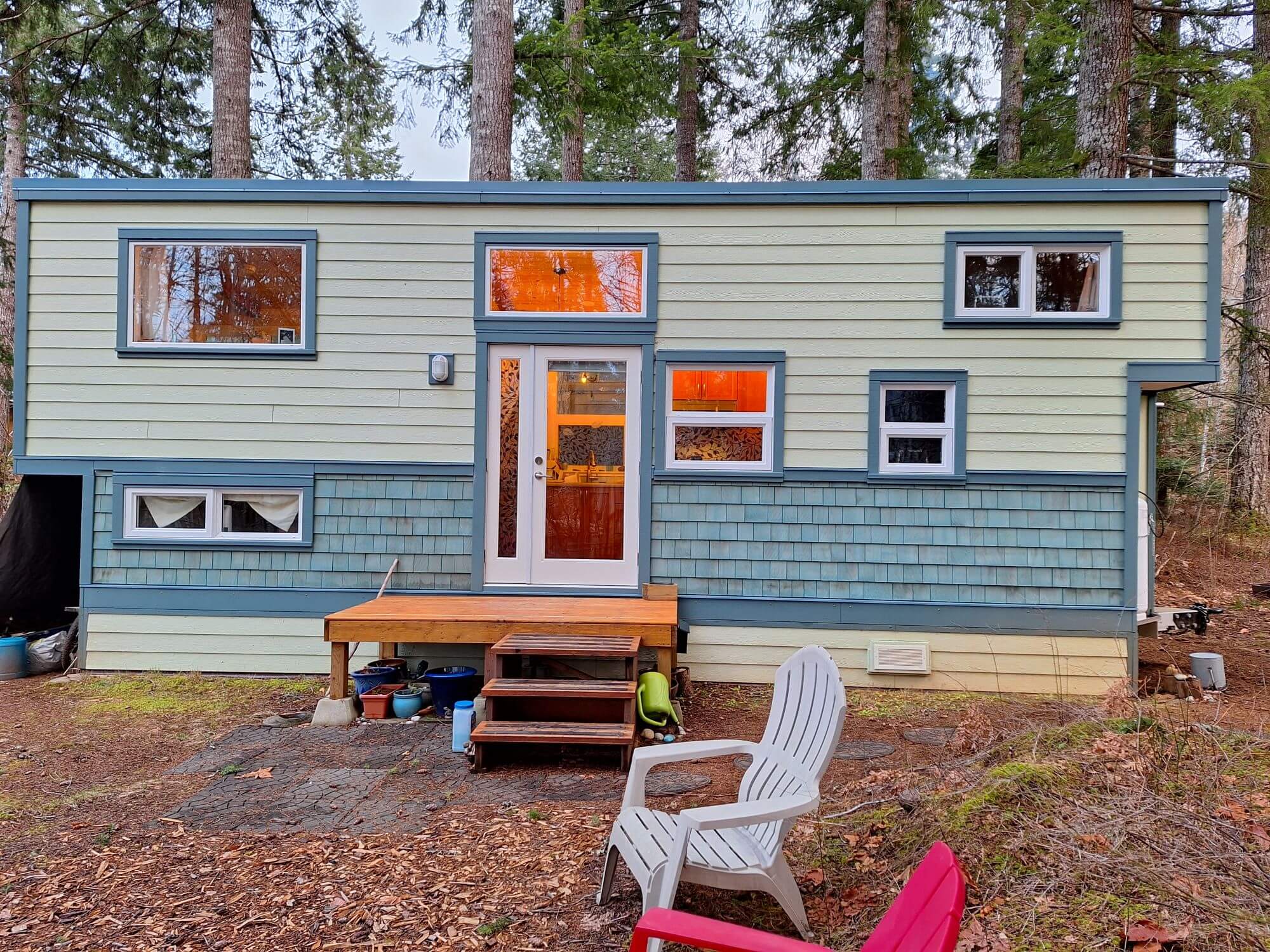 For Sale Tiny home on wheels for 149,500 on Vancouver Island, land