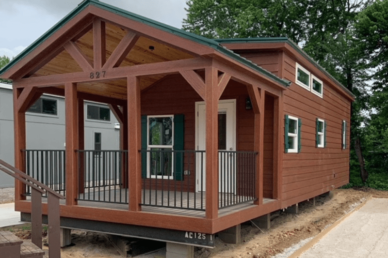 Eagle Homes on Monte Ne Avery Tiny House Two Bedroom