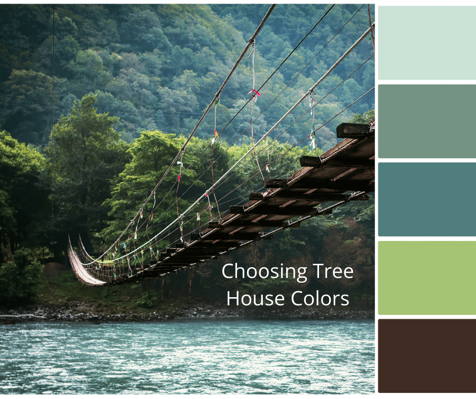 Choosing Tree House Colors Tiny House 43