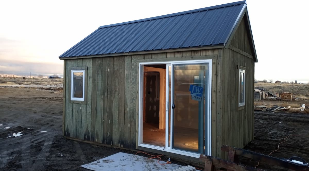 200sqft Cabin on Wood Skids, 4/mile delivery