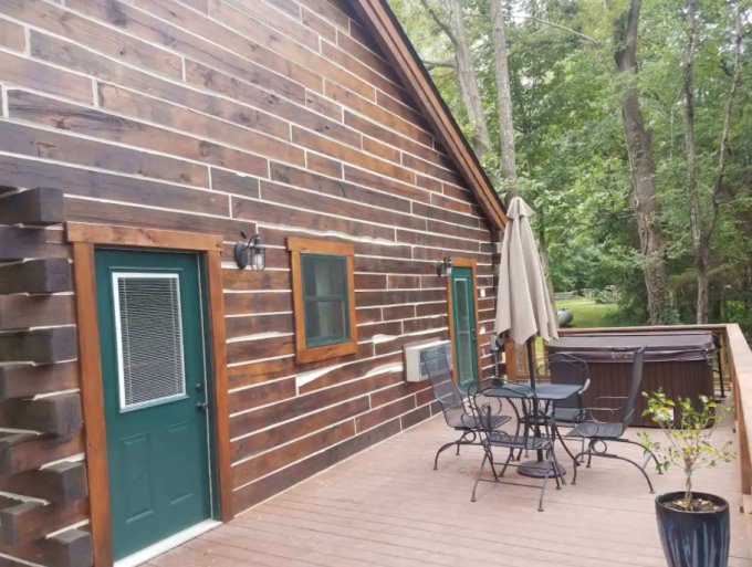 Rustic Oak Timber Cozy Cabin