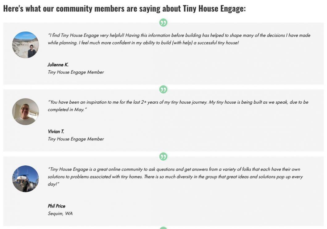 Tiny House Engage is Open Tiny House Blog