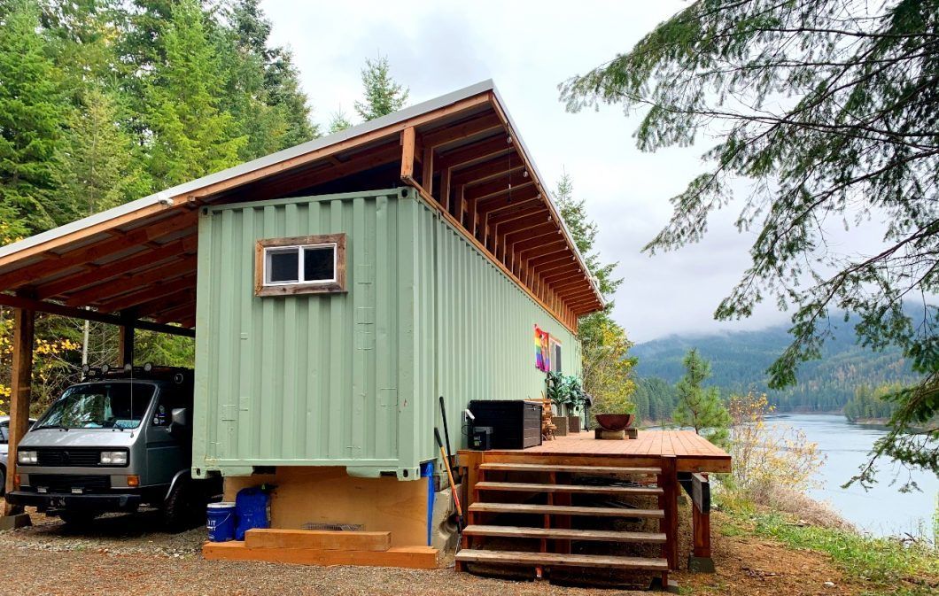 Younger Couple Builds Intelligent 20k Container Residence Tiny Home