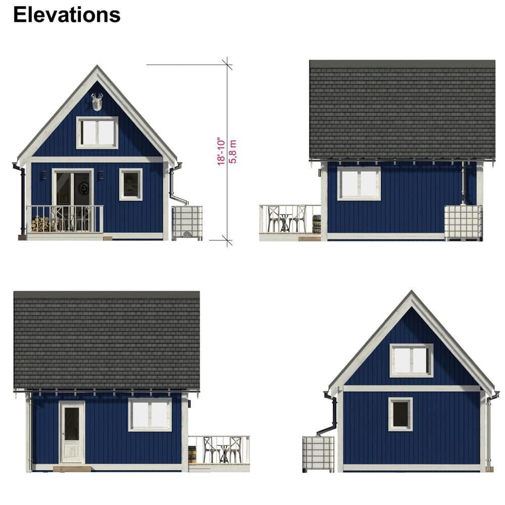 Maja Scandinavian Cabin Plans Tiny House Blog